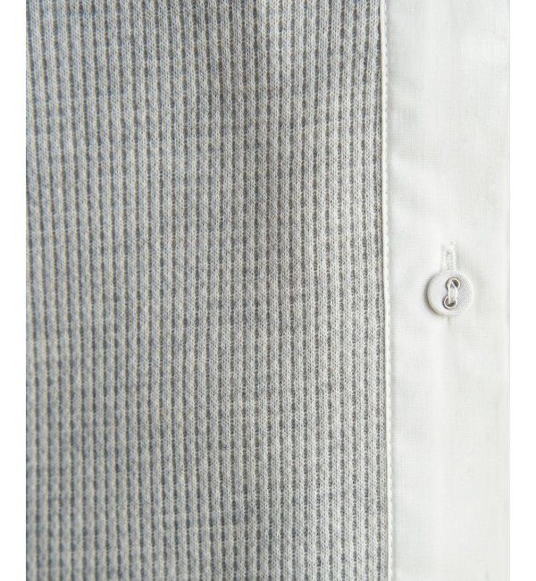 Lbc with Life「異素材切り替えシャツ」|シャツ・ブラウス|