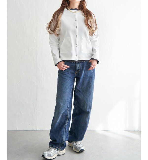 Lbc with Life「三角テレコ配色メローロンT」|Tシャツ・カットソー|