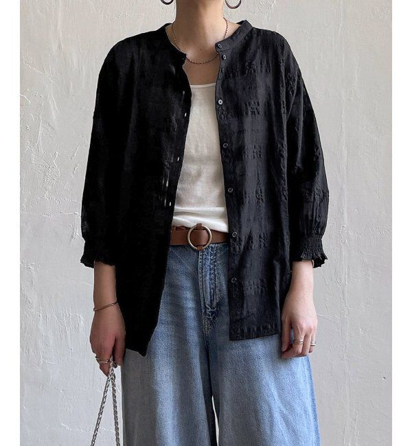 Lbc with Life「3WAYシャドーチェックブラウス」|シャツ・ブラウス|