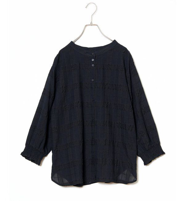 Lbc with Life「3WAYシャドーチェックブラウス」|シャツ・ブラウス|