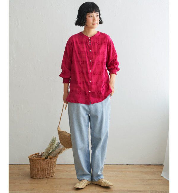 Lbc with Life「3WAYシャドーチェックブラウス」|シャツ・ブラウス|