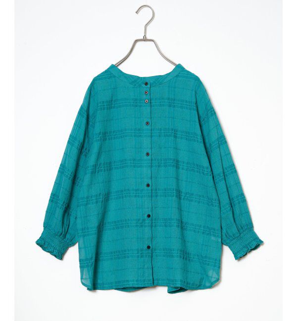 Lbc with Life「3WAYシャドーチェックブラウス」|シャツ・ブラウス|