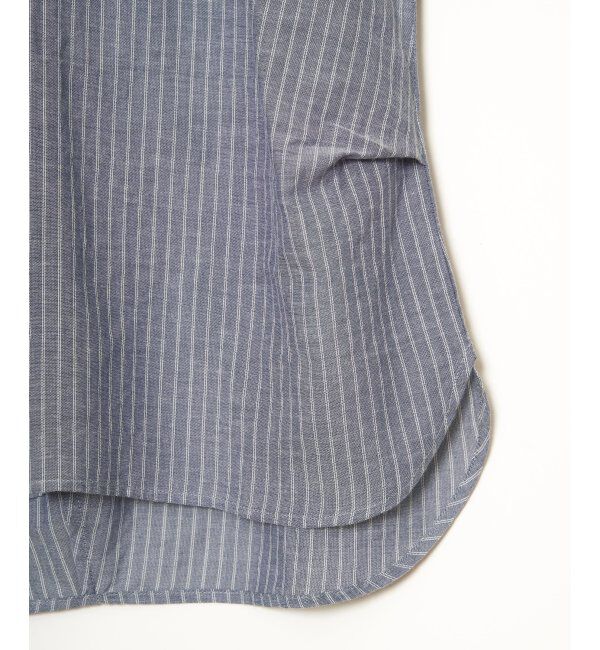 Lbc with Life「コットンPU袖ロールアップブラウス」|シャツ・ブラウス|