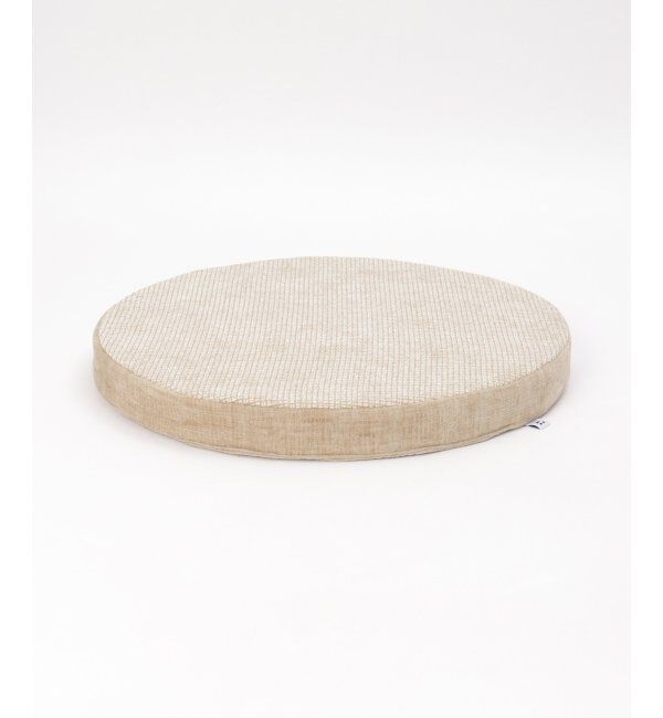 Lbc with Life「ベロアコンビシートクッション ラウンド H4cm」|クッション・クッションカバー|