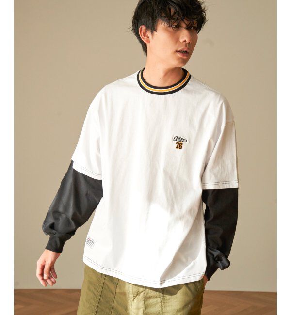 VENCE share style「VISION STREET WEAR ビジョンストリート スリーブレイヤードリブライン」|Tシャツ・カットソー|