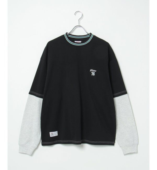VENCE share style「VISION STREET WEAR ビジョンストリート スリーブレイヤードリブライン」|Tシャツ・カットソー|