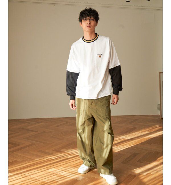 VENCE share style「VISION STREET WEAR ビジョンストリート スリーブレイヤードリブライン」|Tシャツ・カットソー|