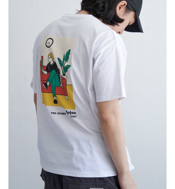 VENCE share style「花束刺繍男子Tシャツ」|Tシャツ・カットソー|