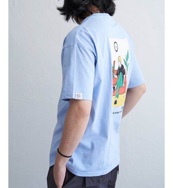 VENCE share style「花束刺繍男子Tシャツ」|Tシャツ・カットソー|