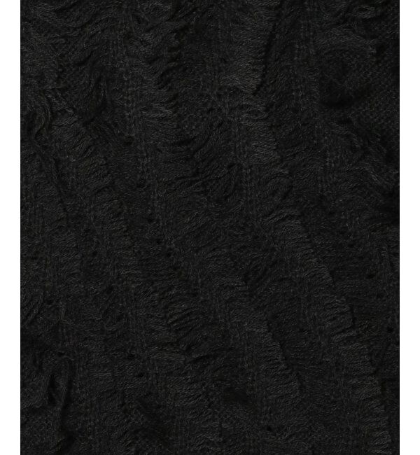 VENCE share style「ミックスフリンジプルオーバー」|ニット・セーター|