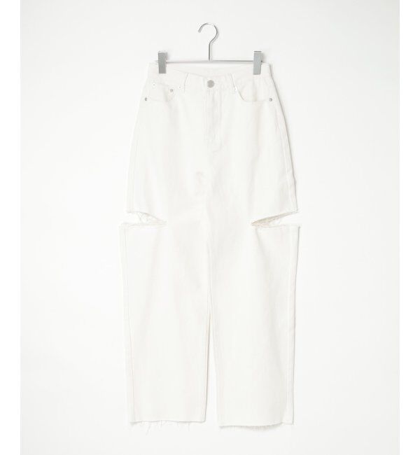 VENCE share style「ダメージデニム」|デニム|