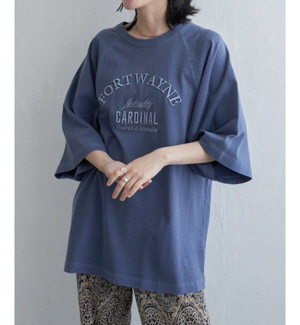 VENCE share style「FORTWAYNE ピグメントT」|Tシャツ・カットソー|ネイビー