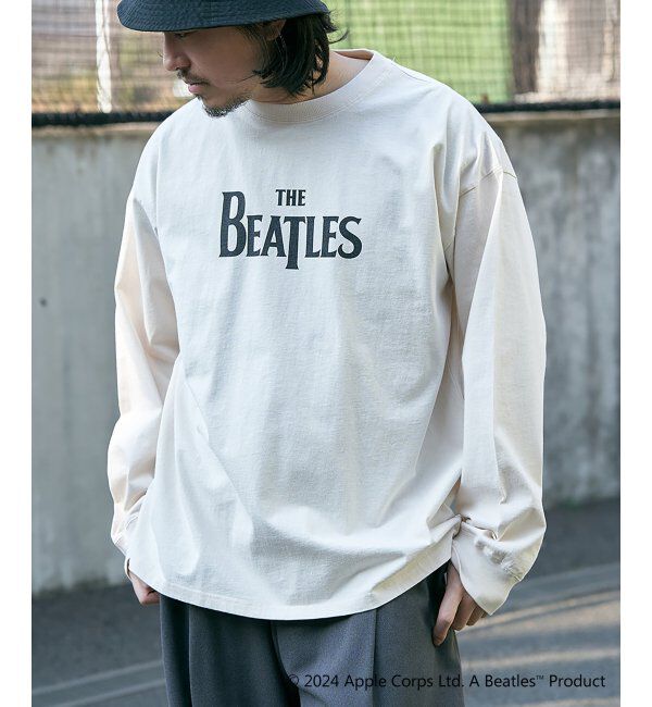 VENCE share style「THE BEATLES ザ ビートルズ ピグメントロンＴ」|Tシャツ・カットソー|オフホワイト