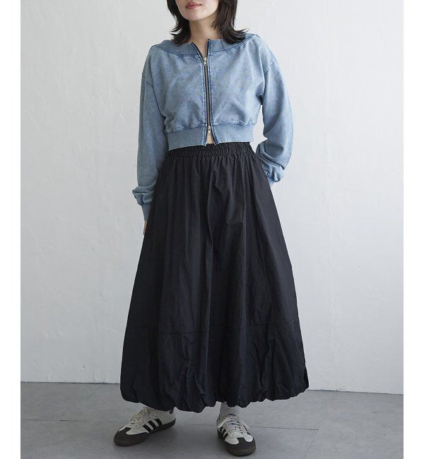 VENCE share style「ケミカルオフショルスウェットジップ」|スウェット・ジャージ|