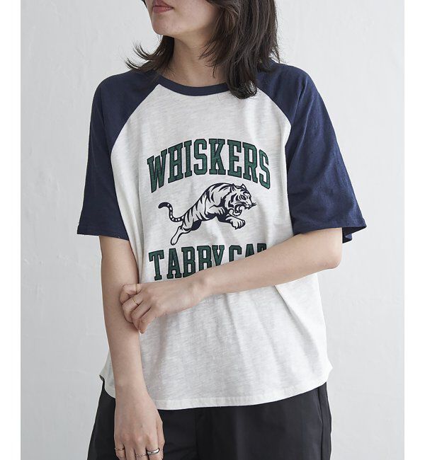 VENCE share style「WHISKERSラグランT」|Tシャツ・カットソー|オフホワイト