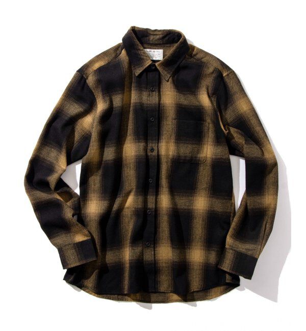 VENCE share style「TCネルチェックシャツ」|シャツ・ブラウス|ブラウン