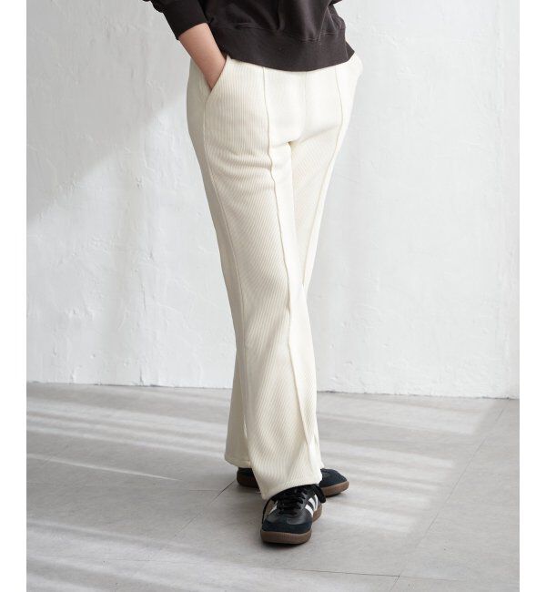 VENCE share style「コーデユロイ裏フリースフレアパンツ」|その他|