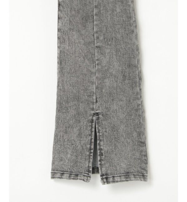 VENCE share style「ハイウエストセンタースリットデニム」|デニム|