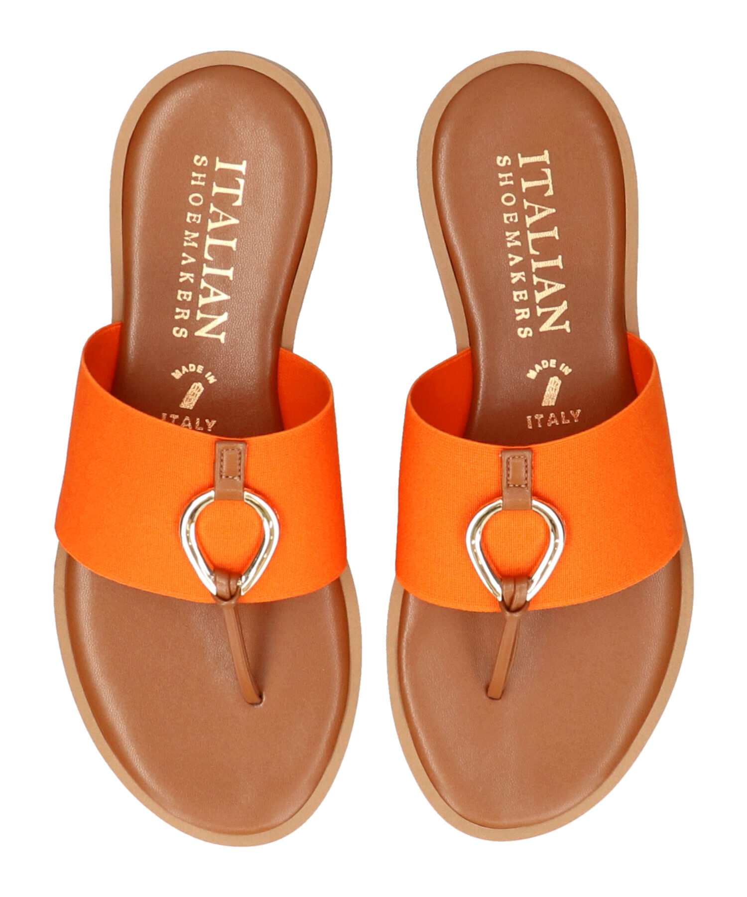 IMPORT SELECT「【ITALIAN SHOEMAKERS】メタルモチーフトングサンダル(952323)」|サンダル|