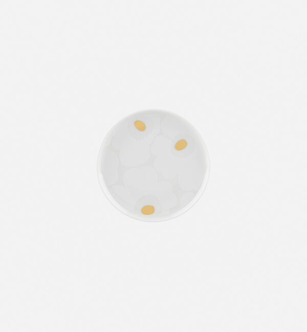 Marimekko「Unikko プレート 13cm」|その他|ゴールド&times;ホワイト
