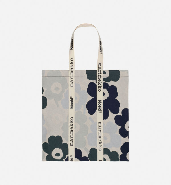 Marimekko「【日本限定】Carrier Midi Unikko ファブリックバッグ」|トートバッグ|ﾈｲﾋﾞｰ&times;ﾗｲﾄﾌﾞﾙｰ