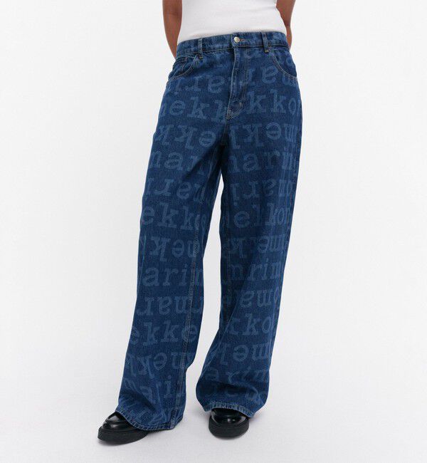 Marimekko「Maridenim Loose Logo S ジーンズ」|チノ|