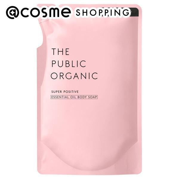  「THE PUBLIC ORGANIC スーパーポジティブ  精油ボディソープ 詰替え/フローラルウッディ調の香り (400ml)」|ボディクレンジング|その他