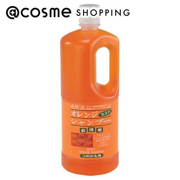  「旅美人 オレンジシャンプーつめかえ用 1000mL 詰替え (1000ml)」|シャンプー|その他