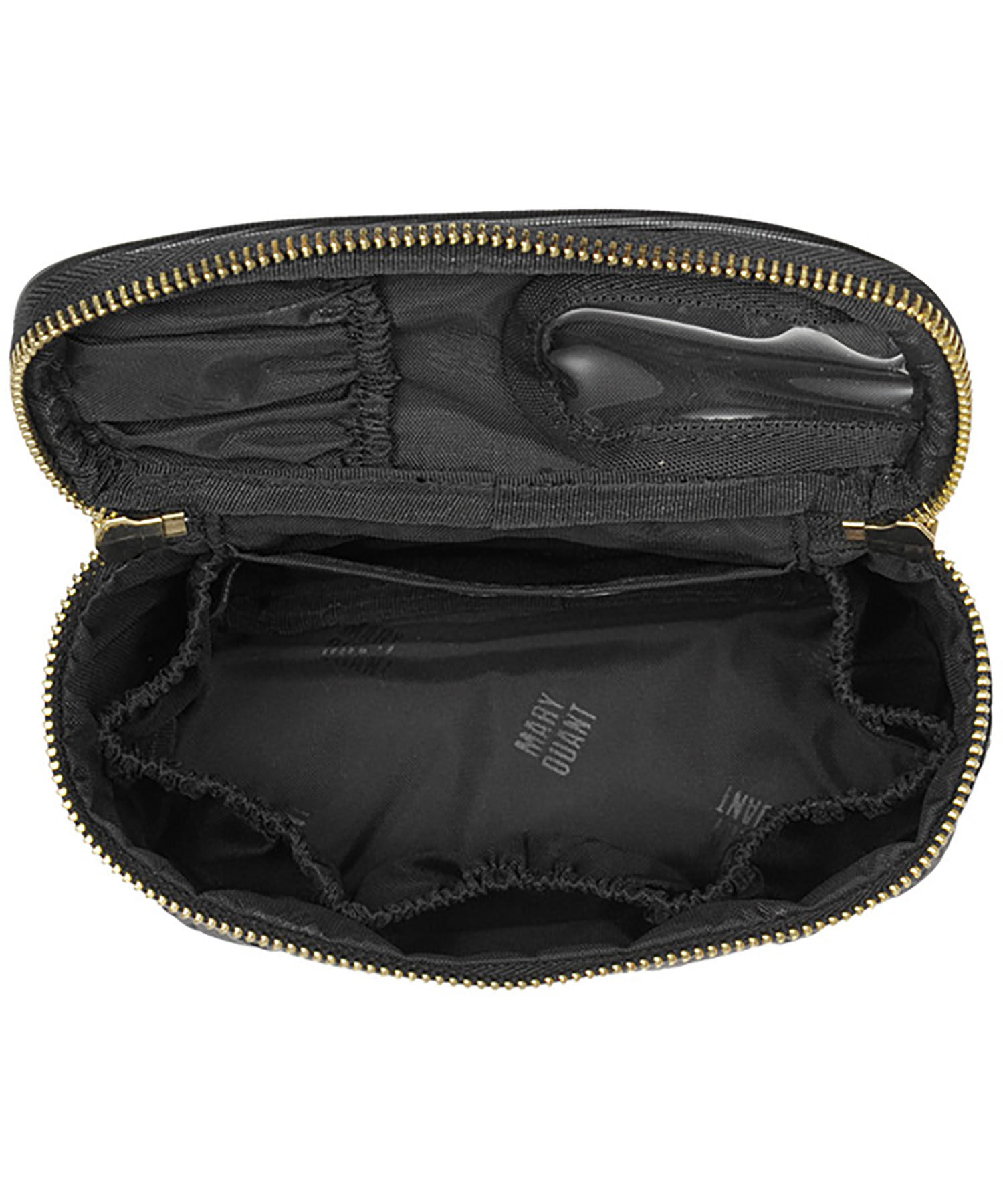 MARY QUANT「シンプルエンボスデイジーバニティ」|ポーチ|