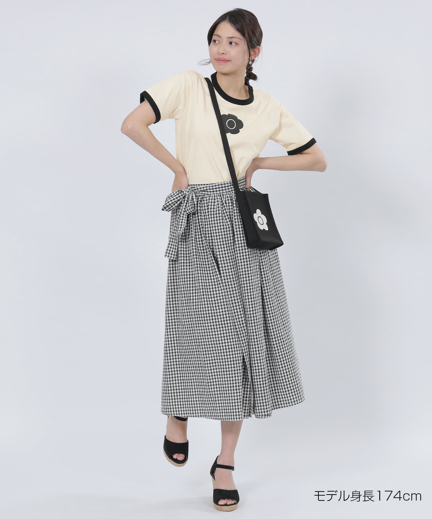 MARY QUANT「デイジーリンガー Tシャツ」|Tシャツ・カットソー|