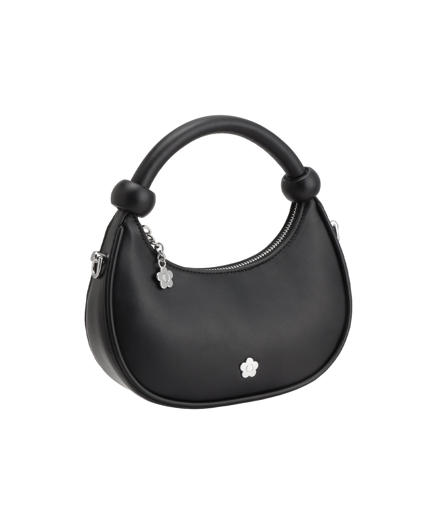 MARY QUANT「ハーフムーンメタルデイジー 2WAYショルダー」|ショルダー・メッセンジャー|