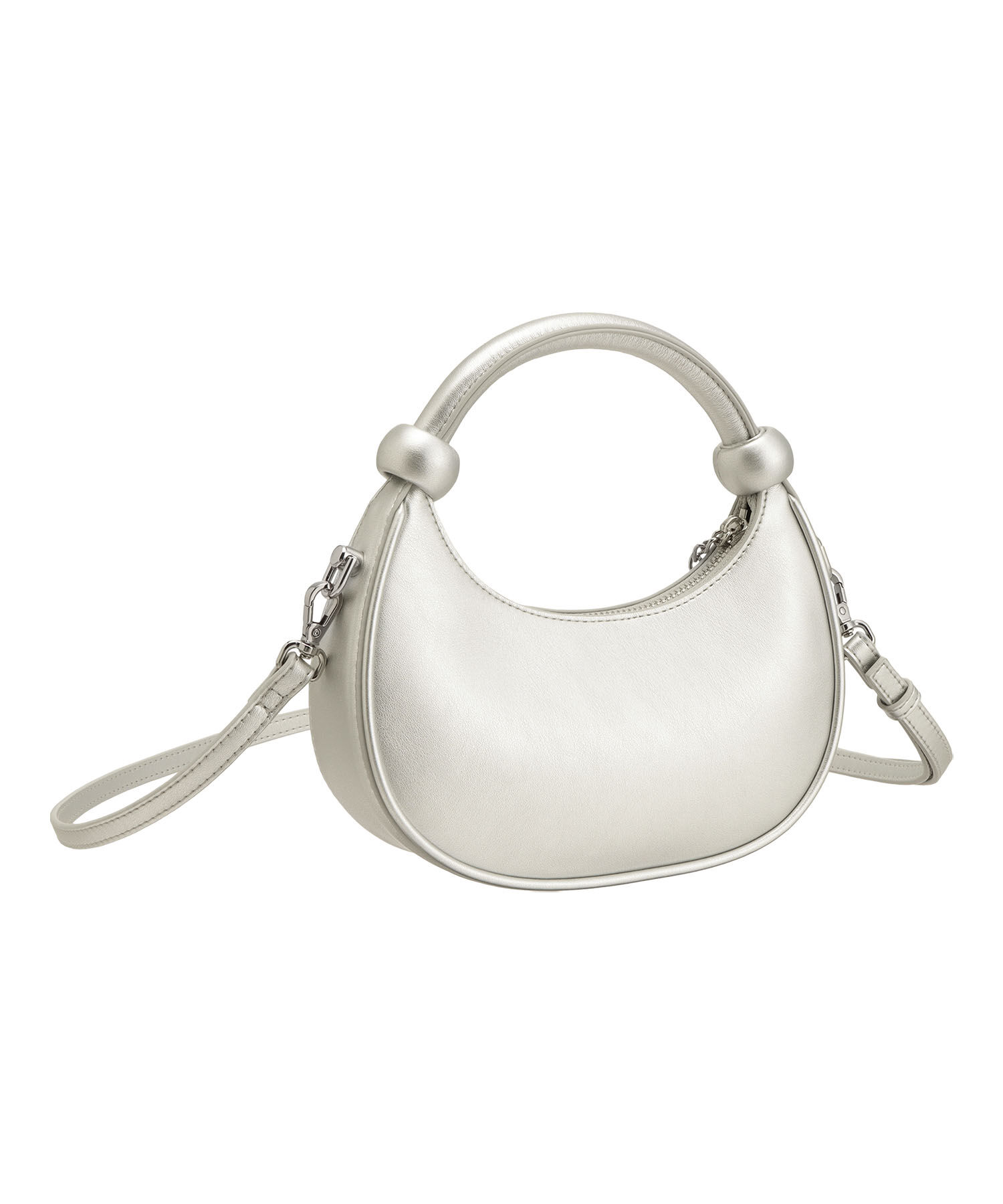 MARY QUANT「ハーフムーンメタルデイジー 2WAYショルダー」|ショルダー・メッセンジャー|