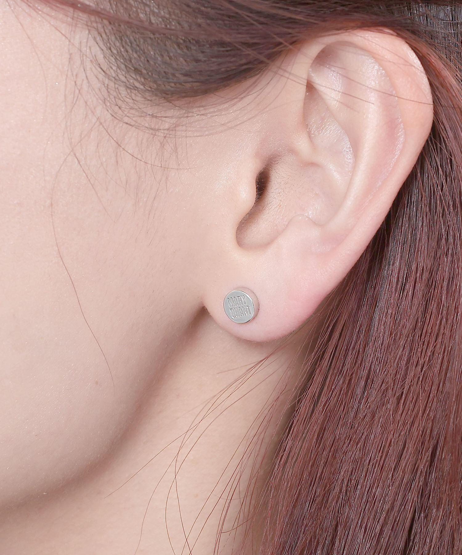 MARY QUANT「ロゴデイジーキャッチ ピアス」|ピアス|シルバー