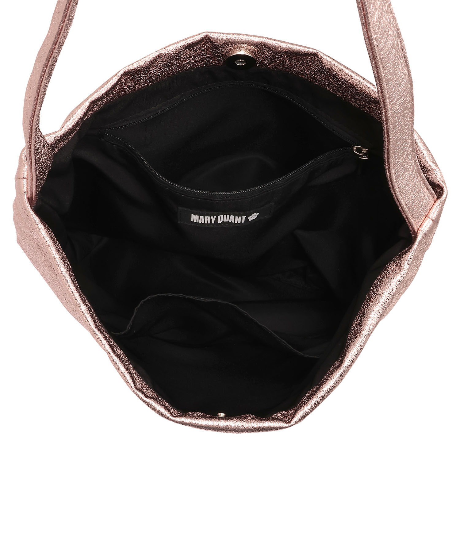 MARY QUANT「メタリックワンハンドル トート」|トートバッグ|
