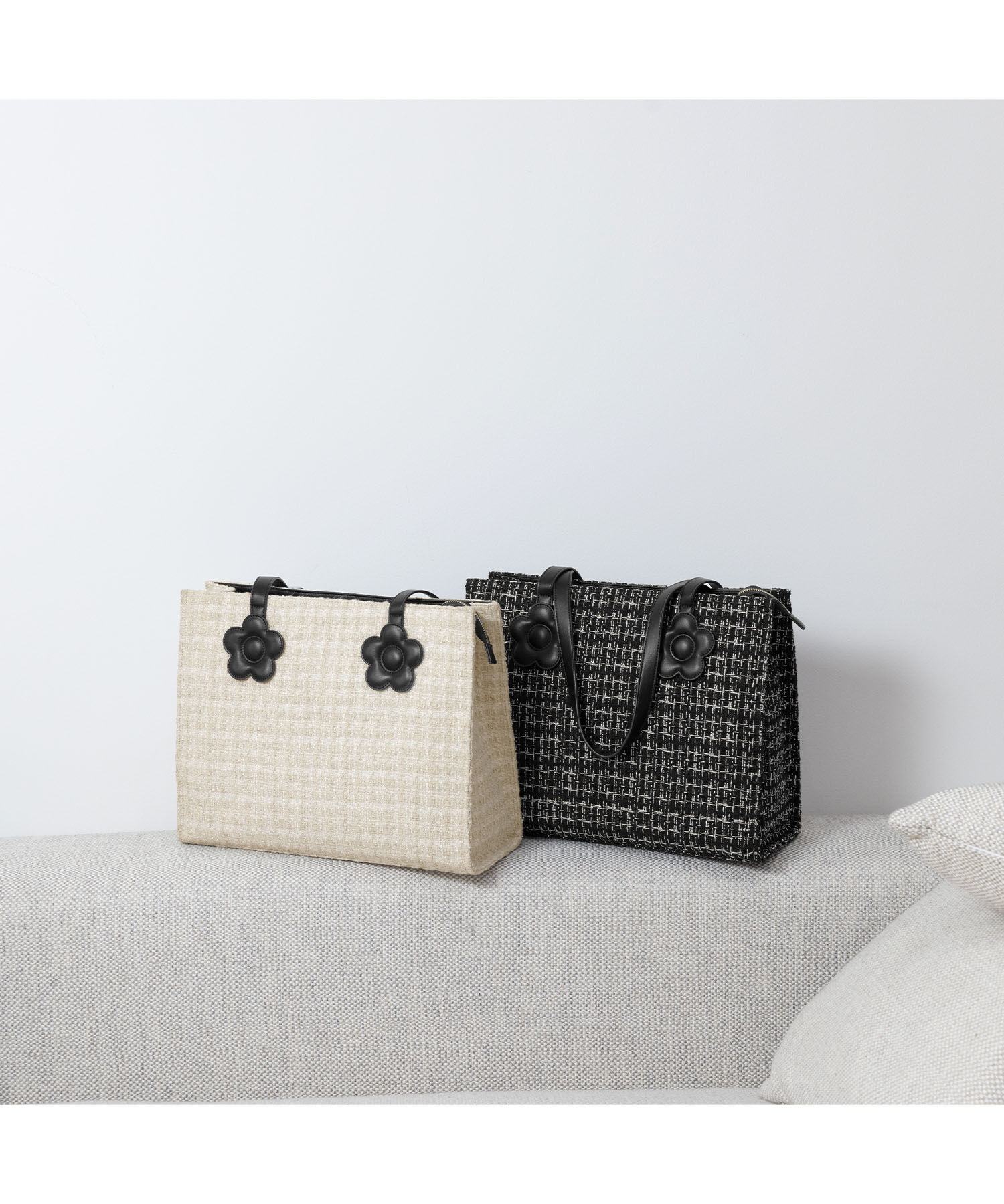 MARY QUANT「スクエアツイード トート」|トートバッグ|