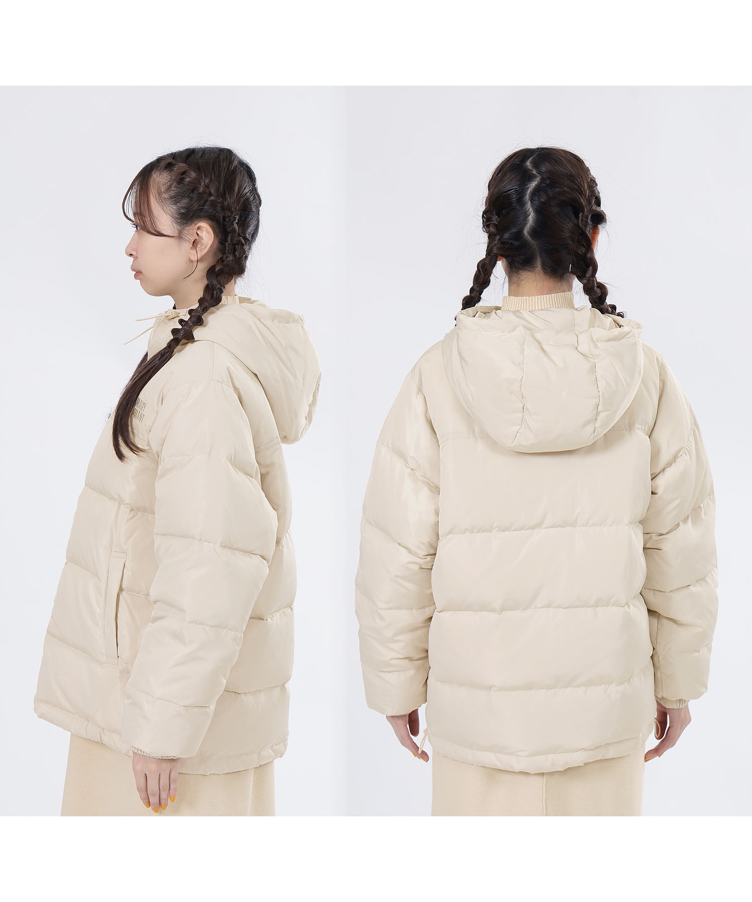 MARY QUANT「ロゴダウンパーカ ブルゾン」|ダウン|