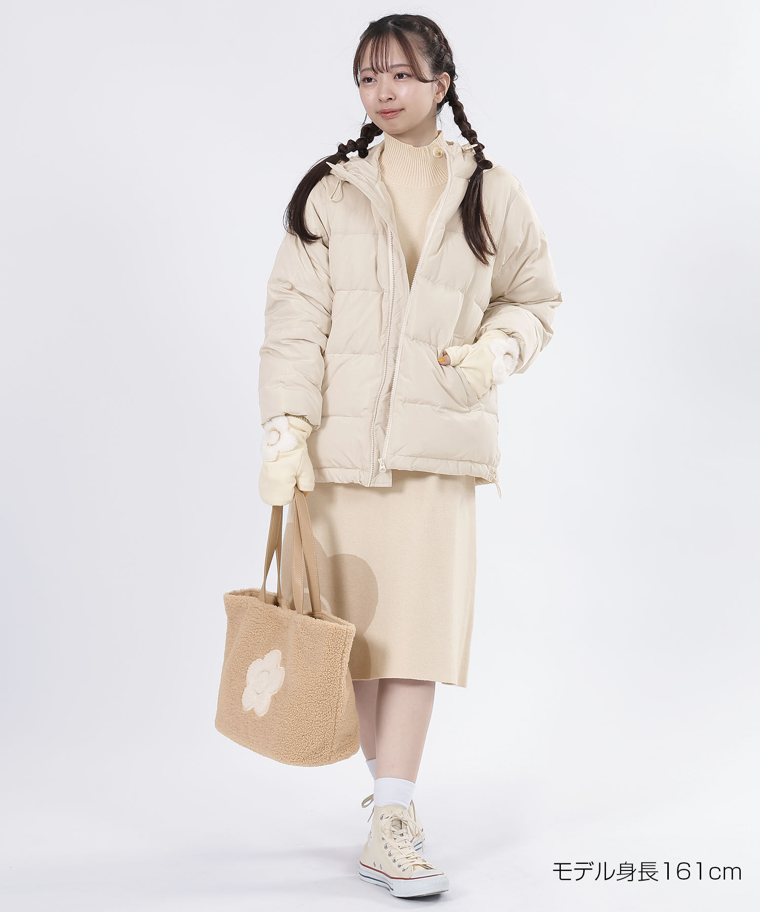 MARY QUANT「ロゴダウンパーカ ブルゾン」|ダウン|