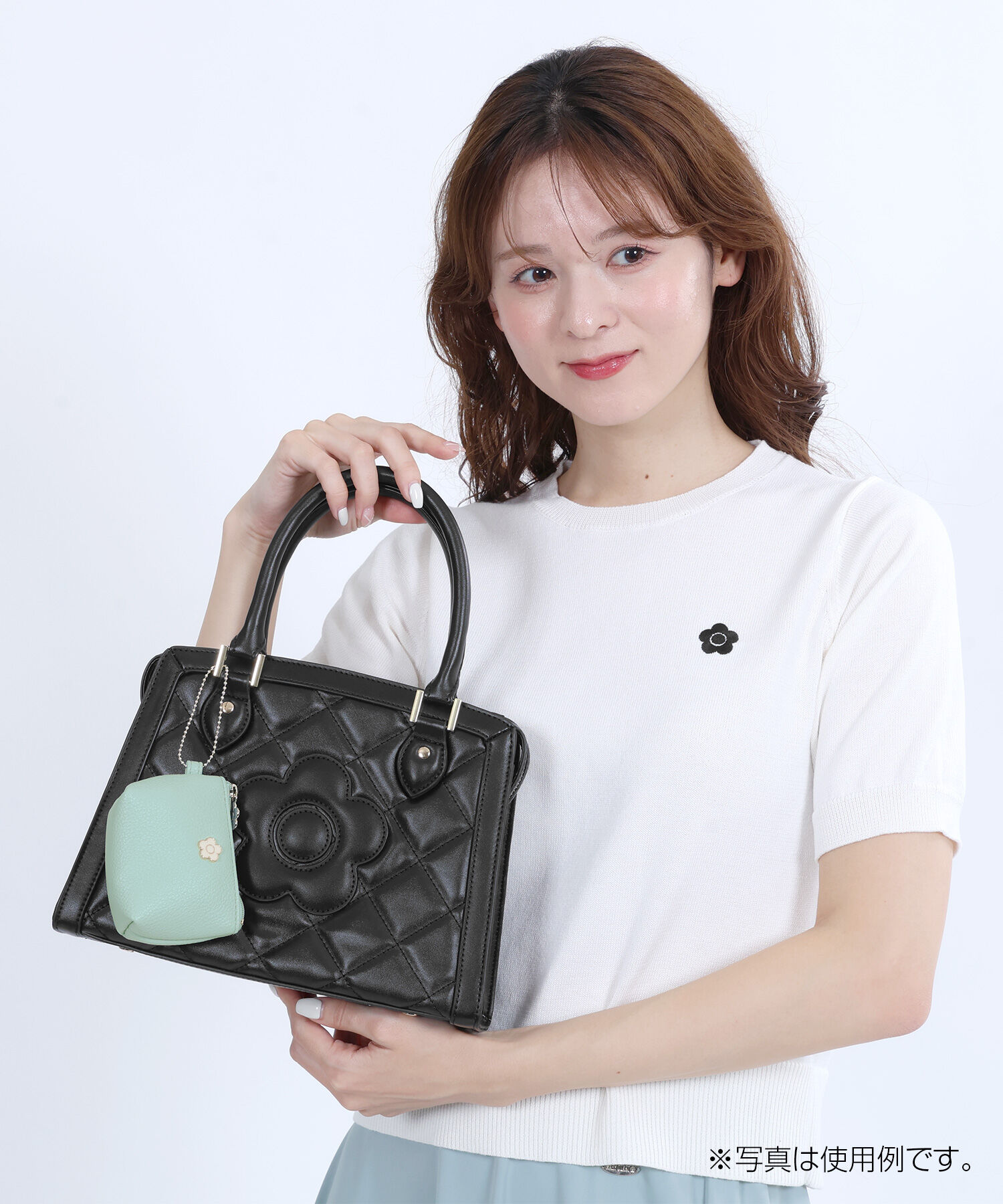 MARY QUANT「シュリンクエポデイジー 舟形ポーチミニミニ」|ポーチ|