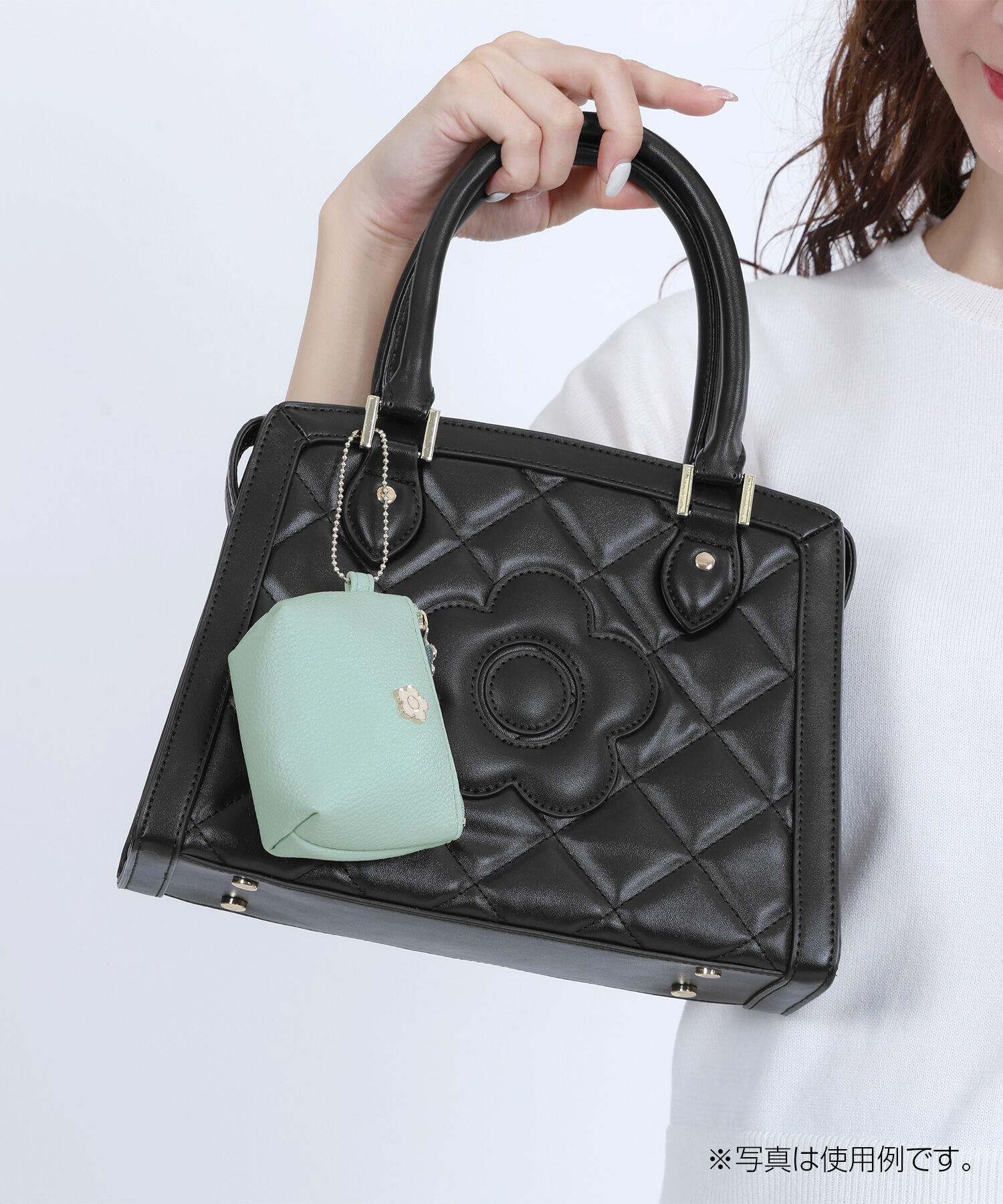 MARY QUANT「シュリンクエポデイジー 舟形ポーチミニミニ」|ポーチ|