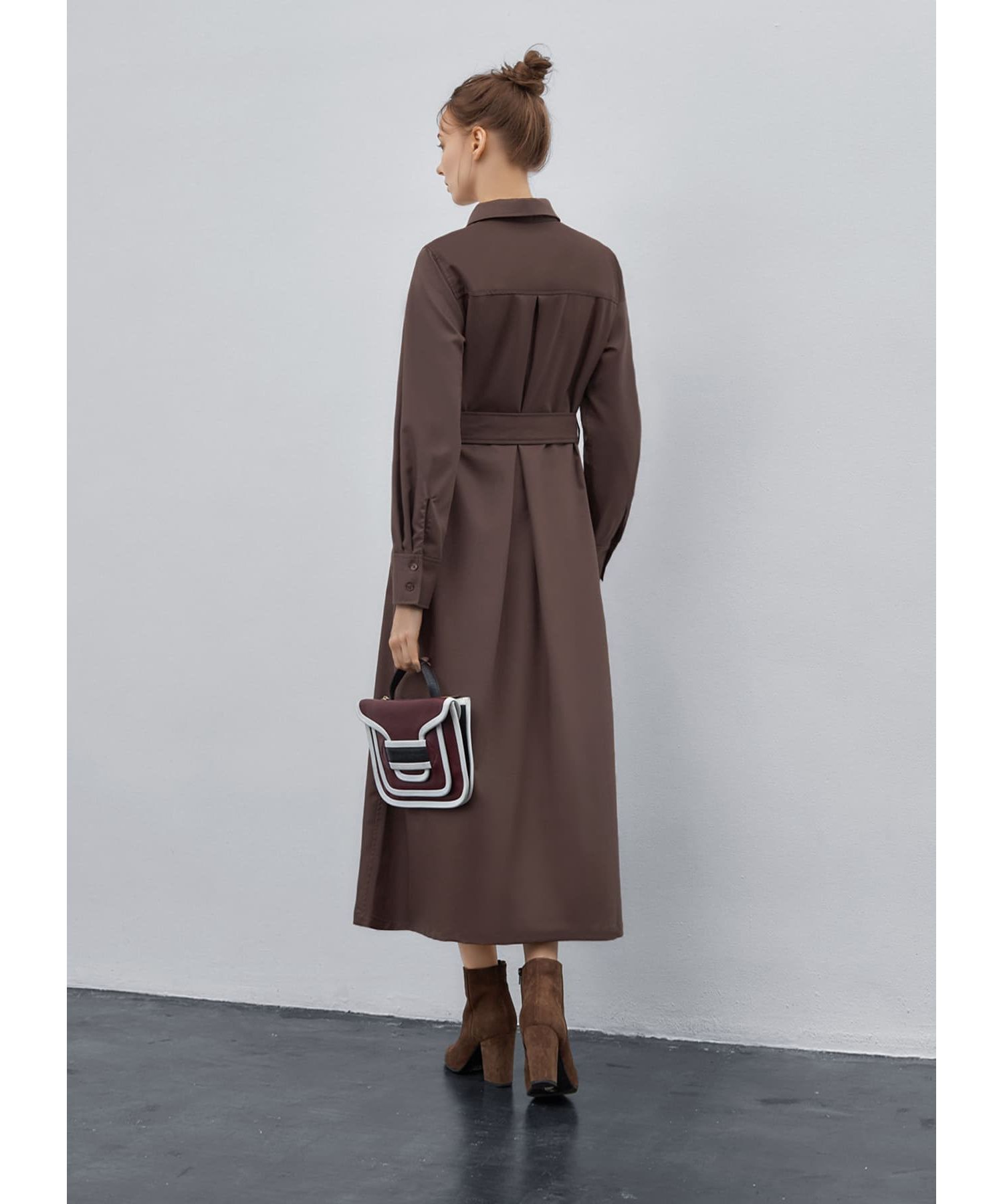 STYLE DELI「【LUXE】ベルト付きシャツワンピース」|ワンピース|