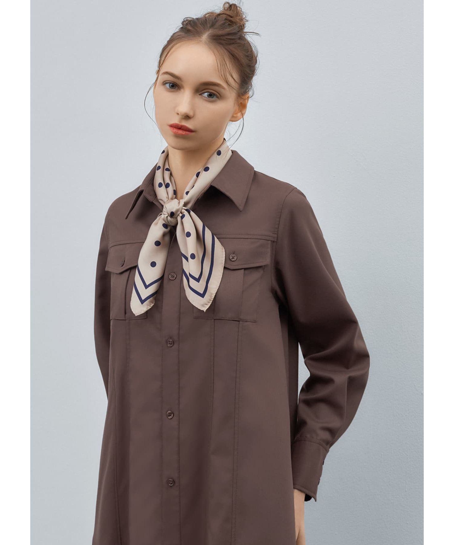 STYLE DELI「【LUXE】ベルト付きシャツワンピース」|ワンピース|