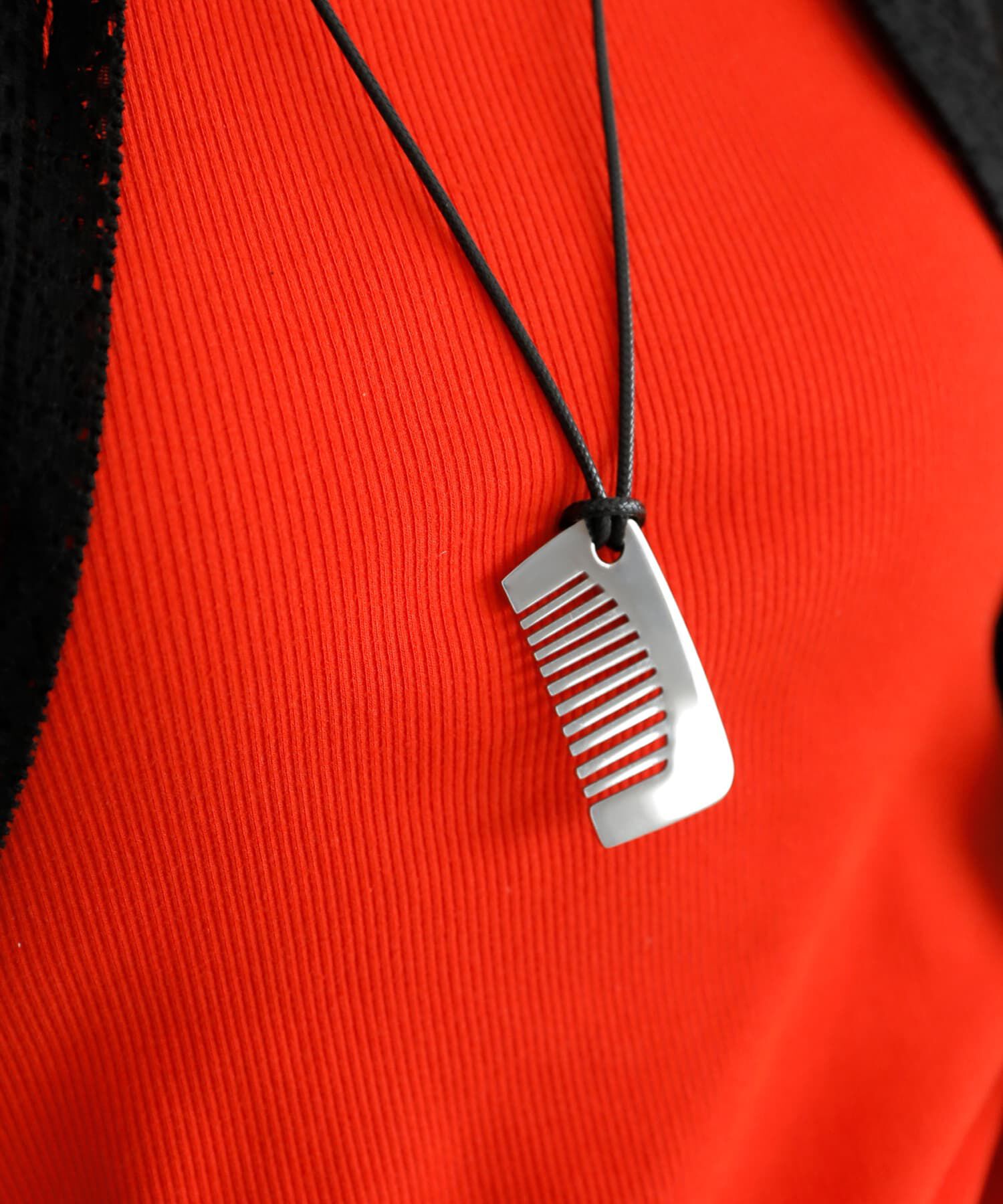 STYLE DELI「長短自在コームモチーフロングネックレス」|ネックレス|シルバー