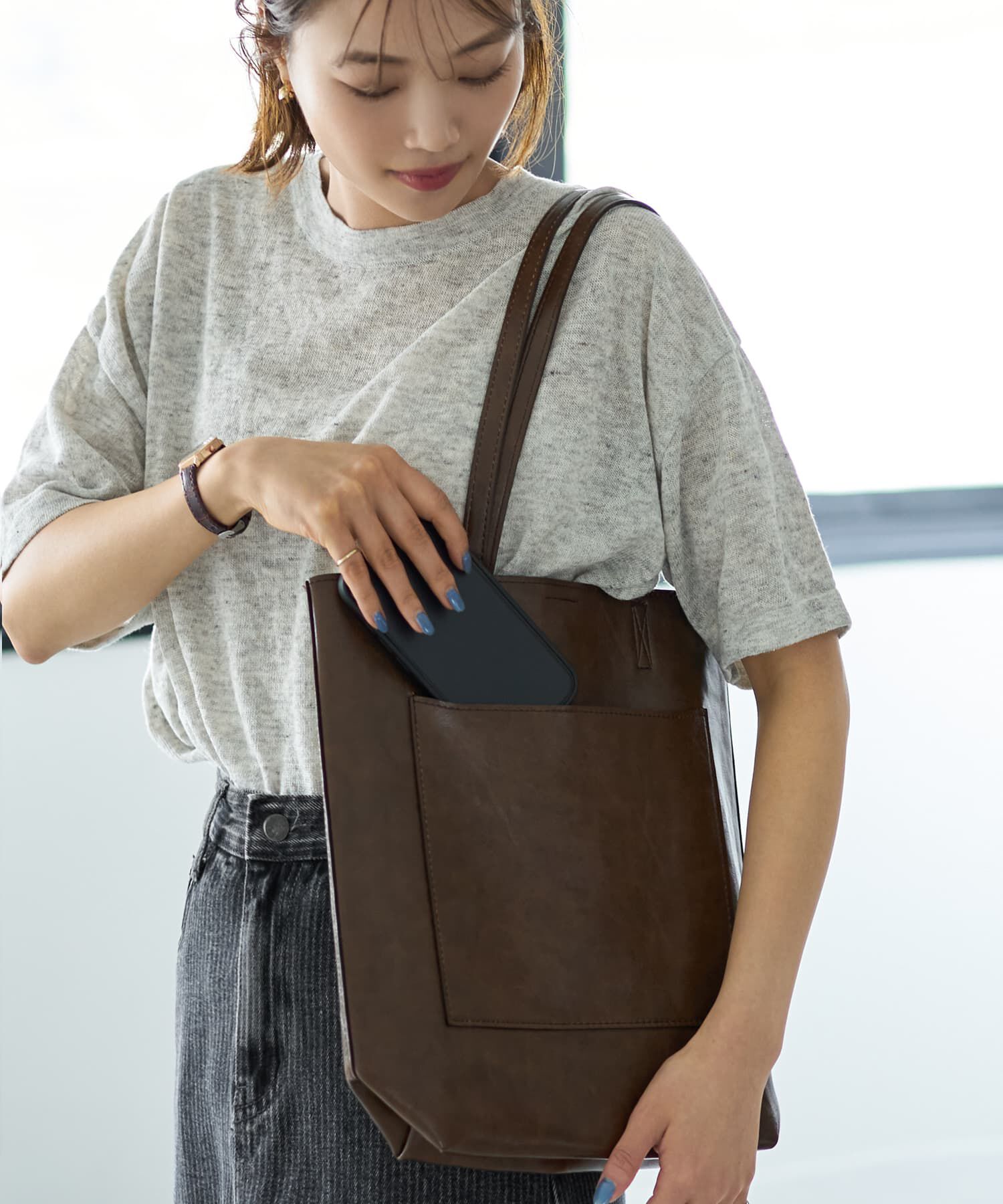 STYLE DELI「PCサイズマチ付きトートバッグ」|トートバッグ|