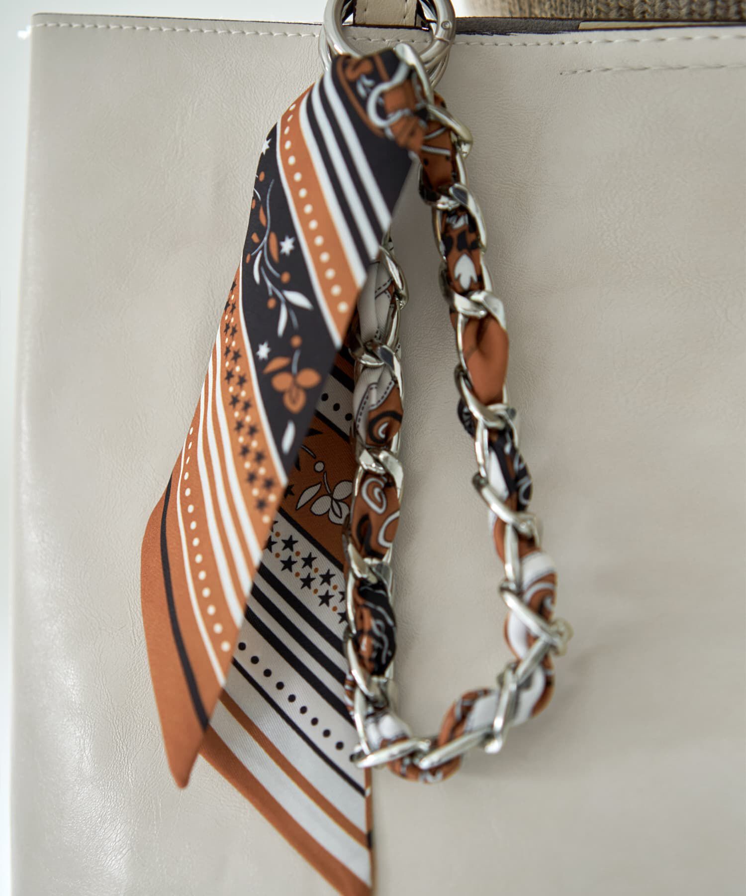 STYLE DELI「スカーフチェーンWリングチャーム」|チャーム・キーホルダー|