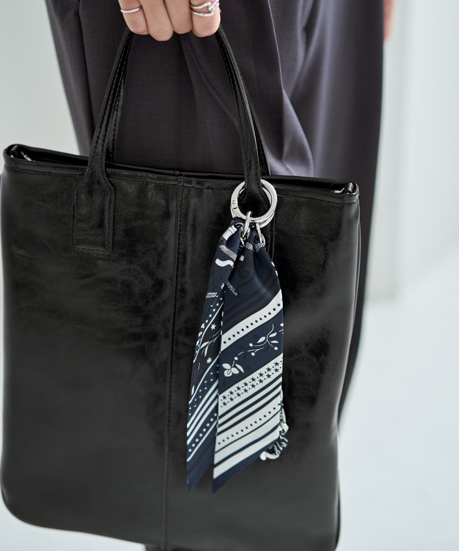 STYLE DELI「スカーフチェーンWリングチャーム」|チャーム・キーホルダー|