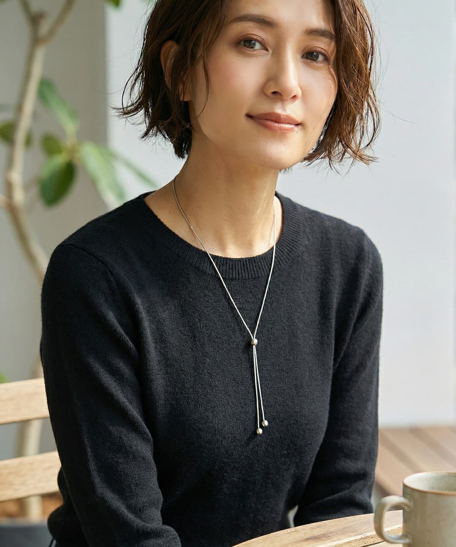 STYLE DELI「【DELI by】Yライン ロングネックレス」|ネックレス|