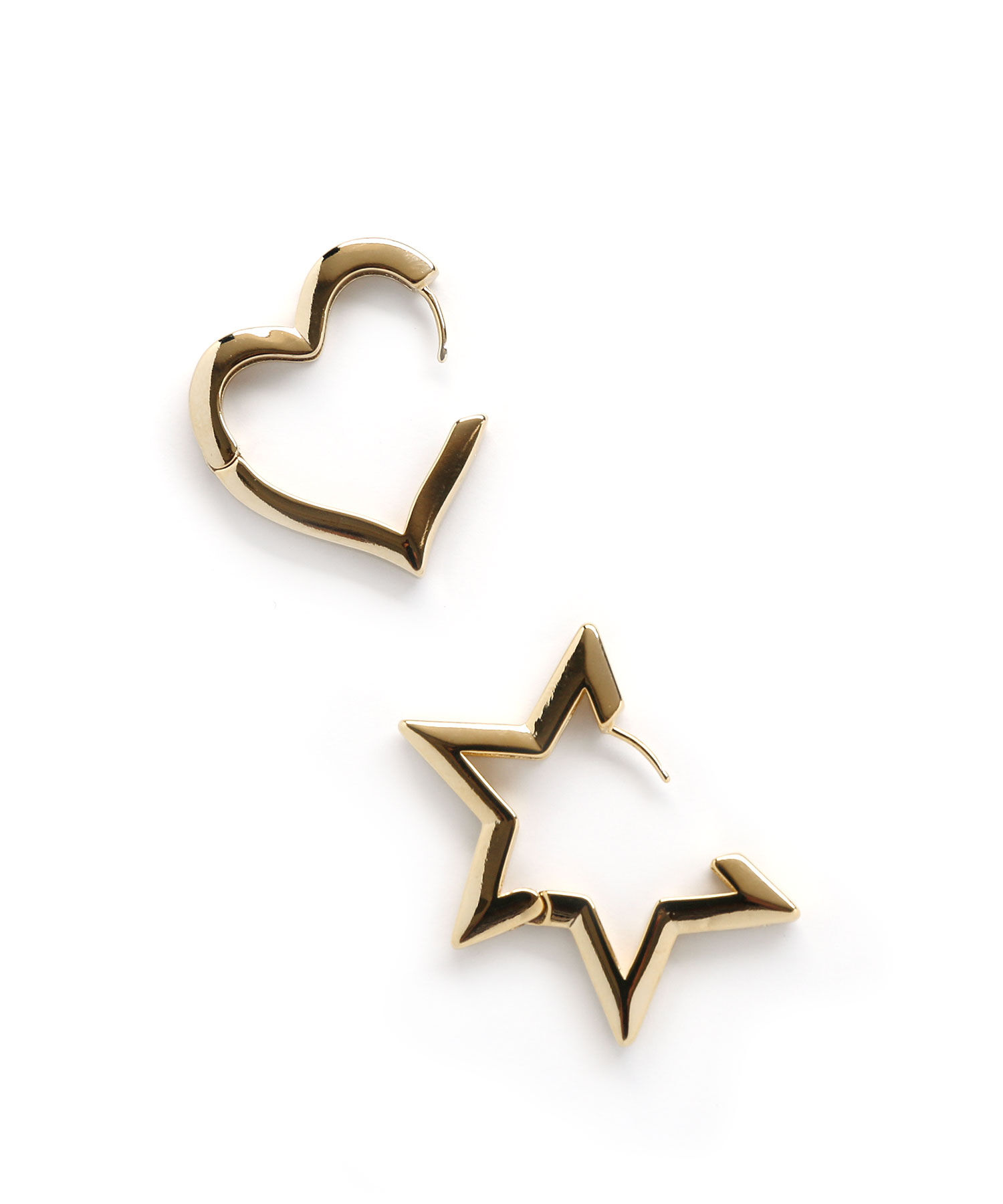 colleca la「星とハートのワンタッチピアス［large］」|ピアス|