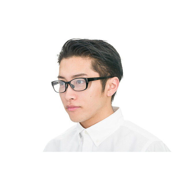  「ウェリントン型 飛沫・花粉対策めがね AIR VISOR Lサイズ」|メガネ|