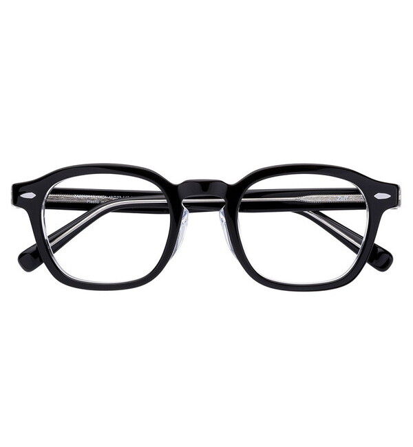 「ウエリントン型 メガネ ｜黒縁フレーム 度付き・度なし（レンズ交換券付き）Zoff CLASSIC」|メガネ|