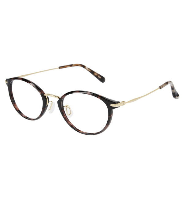  「ボストン型 メガネ｜軽くて壊れにくい Zoff FASHION 度付きメガネ レンズ交換券付き」|メガネ|ブラウン系その他2